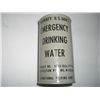 Image 1 : WORLD WAR II RARE *EMERGENCY DRINKING WATER* NEVER OPENED PROPERTY US GOVT-INTERNATIONAL PACKING COR
