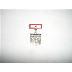 RARE WWII STERLING SILVER VINTAGE *MEDICAL IN SERVICE* MEDAL STAMPED *STERLING* PRICE SAYS $80.00!!