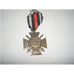 WWI VINTAGE RARE GERMANY HINDENBURG CROSS LNBG COBATANTS WW1 GERMAN MEDAL OF HONOR WAR 1914 1918 MED