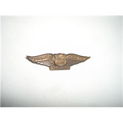 WWII VERY RARE PILOT BADGE *JIMMIE ALLEN FLYING CADET RAINBO* VALUE $35.00+!! BADGE CAME OUT OF SAFE