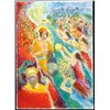 Image 1 : Ira Moskowitz Signed Judaic Art Print Music To Heaven
