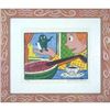 Image 1 : Framed Rodney Greenblat Watermelon Man Serigraph Print