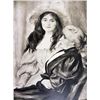 Image 2 : Renoir Engraving Madame Berthe and Daughter Print