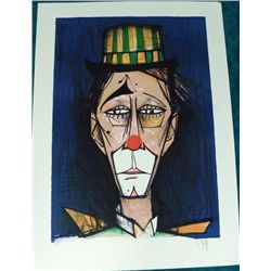 V. Beffa Clown Signed and Numbered Lithograph