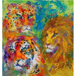 LeRoy Neiman FAMILY PORTRAIT New Signed LE Art Big Cats