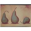 Image 1 : Artist Signed Proof Art Print Still Life w/ 3 Pears