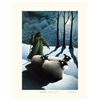 Image 1 : Mackenzie Thorpe 'WINTER MOONLIGHT' Lithograph