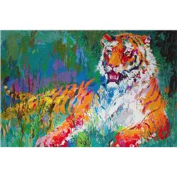 LeRoy Neiman Signed Art Print "Resting Tiger"