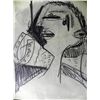 Image 2 : Pablo Picasso Double Head Colored Sketch Lithograph