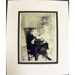 Engraving Henri De Toulouse Lautrec Brilliant Idea