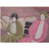 Image 2 : Harold Baumbach Signed Proof Print Park Bench w/People
