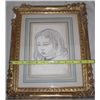 Image 2 : Claude Schuffenecker Original Drawing Bust of Boy Frmd