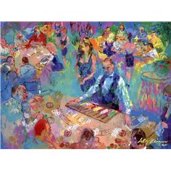 LeRoy NEIMAN SN LE Print HIGH STAKES BLACKJACK VEGAS