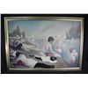 Image 1 : Seurat "Bathing At Asnieres" Framed Digital Repro.