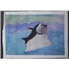Image 1 : Maestro Tanjianji Original Painting on Canvas -Orca