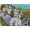 Image 2 : Betty Snyder Rees Orig Batik Fabric Painting Dancers