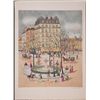 Image 1 : Claude Tabet Signed Artist Proof Print 19th Cent City