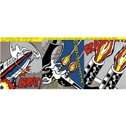 Roy Lichtenstein : As I Opened Fire (triptych) 1965