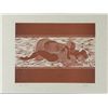 Image 1 : Jack Woodcut Erotic Art Print Proof Japanese Style