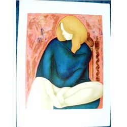 Alain Bonnefoit Printer Proof Signed Lithogrpah 1980