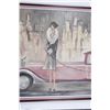 Image 4 : Original Painting Deco Mixed Media Woman Dog Limo Car