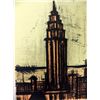 Image 3 : 5) Bernard Buffet Colored Lithographs City Scape Prints