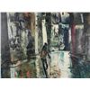 Image 2 : Original Modernist Painting Street Scene -Framed
