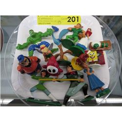 13 Hand painted die-cast figurines