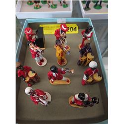 11 Hand painted die-cast figurines