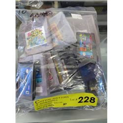 16 Nintendo game cartridges