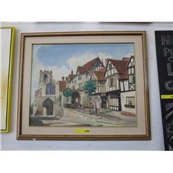 Original paint on board by Thomas Dale