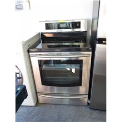 Samsung stainless steel smooth top range