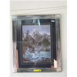 Framed print: "Wild & Free" by Ken Skoda