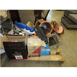 Small skid of misc. household goods