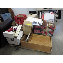 Skid of misc. items - some vintage