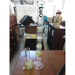 2 Glass pipes - Mr. Green & Bio