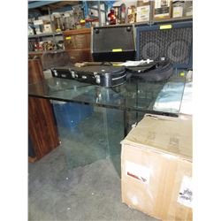 Glass top table