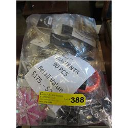New fashion jewelry wrapped for retail