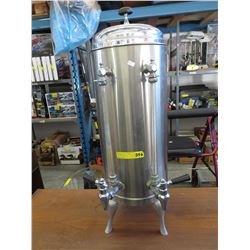 Vintage industrial coffee urn