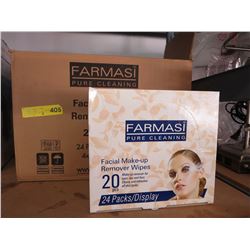 2 Cases of facial makeup remover wipes