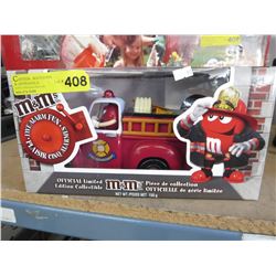 Limited edition M&M's fire truck