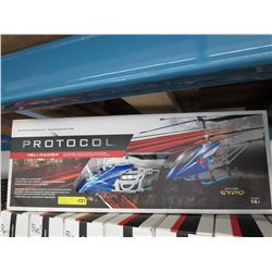 Large Protocol R/C Heli-Raider helicopter - Blue