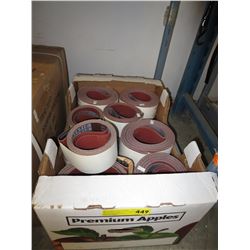 Large box of sander belts