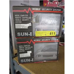 2 New Sun-I vehicle alarms