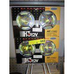 2 New sets of halogen spot lamps
