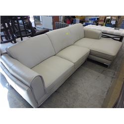 NEW leather sectional sofa