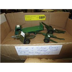 4 Vintage Dinky die-cast vehicles