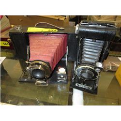 2 Vintage Kodak cameras