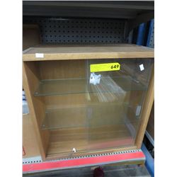 2 Glass door display cabinets