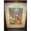 Image 1 : Framed hockey print from Prudential Collection